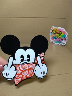 Adesivo Mickey Dedo do meio