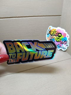 Adesivo Holográfico Back to the Future
