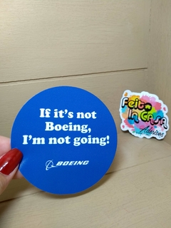 Adesivo Interno Boeing
