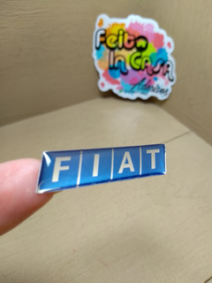 Adesivo Resinado Fiat Cromado na internet