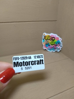 Adesivo de Época Motorcraft 12 Volts