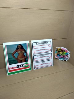 Cartão Modelos de época Troca de óleo Castrol GTX Modelo 3 - comprar online