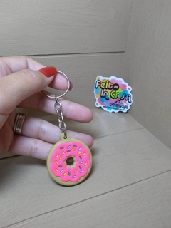 Chaveiro Rosquinha Donuts Simpsons