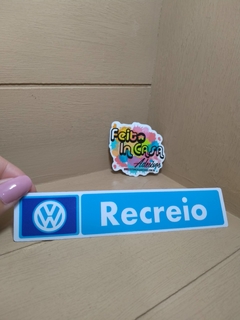 Adesivo Interno Concessionária Volkswagen Recreio 14cm