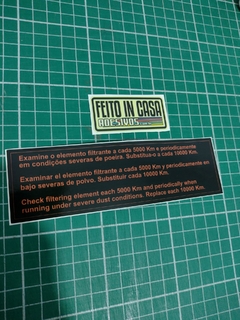 Adesivo Filtro de Ar Motor a Ar Fusca Brasília