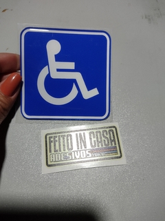 Adesivo Resinado Deficiente Físico PCD