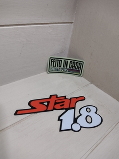 Kit 3 Adesivos Gol Star 1.8 Vermelho
