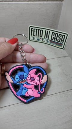 Chaveiro Stitch & Angel