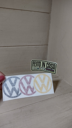 Adesivo em Recorte Volkswagen Alemanha 3 cores
