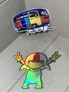 Adesivo Holográfico Kick Buttowski