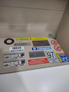 Kit Completo Adesivos Volkswagen Santana 1994 1995 1996 1997 1998