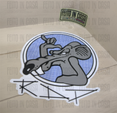 Adesivo Rato de Praia 13cm - comprar online