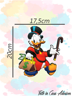 Adesivo Tio Patinhas 20cm
