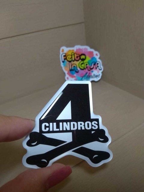 Adesivo Resinado 4 Cilindros