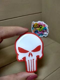 Adesivo Resinado Caveira do Justiceiro - comprar online