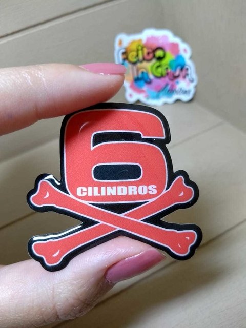 Adesivo Resinado 6 Cilindros