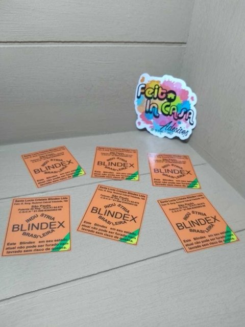 Kit Adesivos Blindex Década de 60