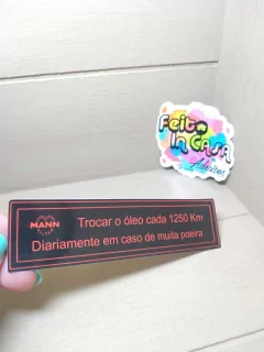 Adesivo Filtro Mann Motor a Ar