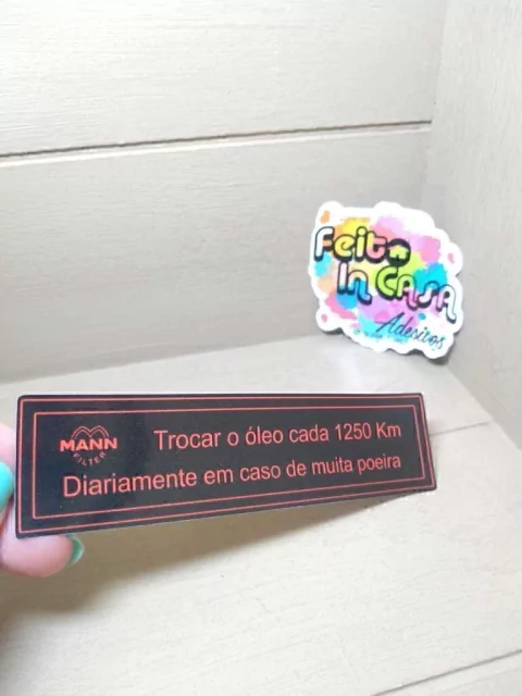 Adesivo Filtro Mann Motor a Ar