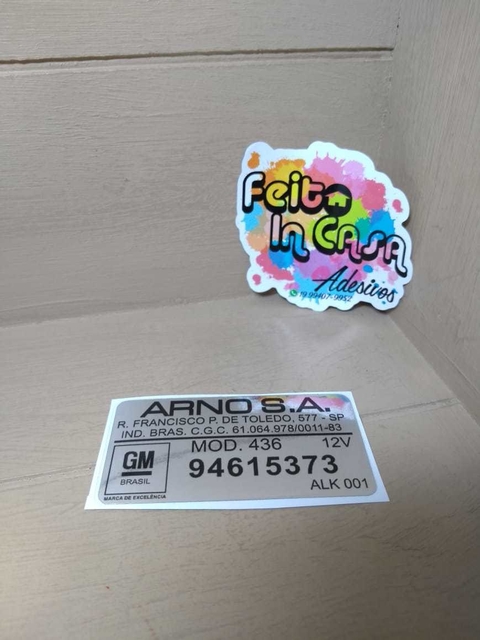 Adesivo Arno S.A. GM