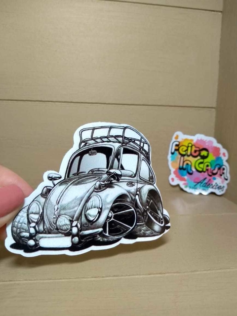Adesivo Fusca Estilizado
