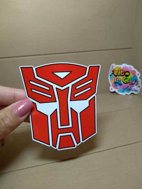 Adesivo Transformers Vermelho