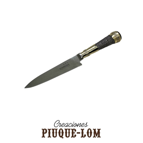 Cuchillo Schmieden 20 cm Cadena de Alpaca