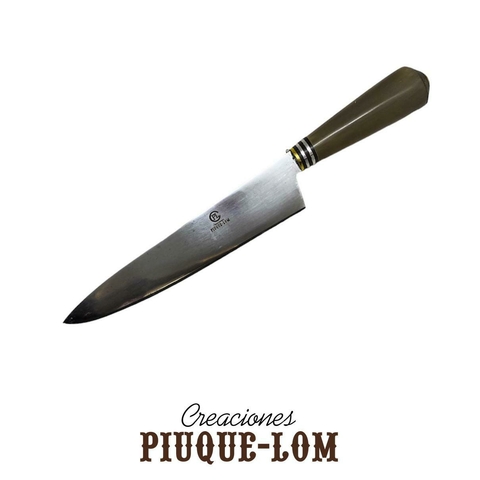 CUCHILLO CAMPERO 23 CM ASTA DE CEBU
