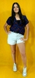 CAMISA CORTA FIBRANA (B3) - Manjula Tienda Hindú y Diseño