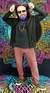 CAMPERA LANILLA CAPUCHA COMBINADA UNISEX (L) - Manjula Tienda Hindú y Diseño