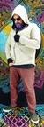 CAMPERA LANILLA CAPUCHA COMBINADA UNISEX (L) - tienda online