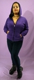CAMPERA LANILLA CAPUCHA COMBINADA UNISEX (L)
