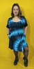 VESTIDO CORTO EVASÉ BATIK CON BOLSILLOS (Talle L) - tienda online
