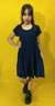 VESTIDO CORTO EVASÉ LISO CON BOLSILLOS (Talles M y L)