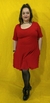 Imagen de VESTIDO CORTO EVASÉ LISO CON BOLSILLOS (Talles M y L)