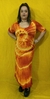 VESTIDO EVASÉ LARGO BATIK (Talle XXL)