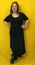 VESTIDO EVASÉ LARGO LISO (Talle XXL) - comprar online