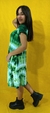 VESTIDO CORTO EVASÉ BATIK CON BOLSILLOS (Talle M) - tienda online