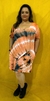VESTIDO CORTO EVASÉ BATIK CON BOLSILLOS (Talle L) - Manjula Tienda Hindú y Diseño