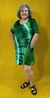 VESTIDO CORTO EVASÉ BATIK CON BOLSILLOS (Talle L) - comprar online