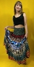 POLLERA/STRAPLESS SEDA PATCHWORK LARGA - comprar online