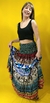 POLLERA/STRAPLESS SEDA PATCHWORK LARGA