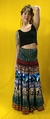 POLLERA/STRAPLESS SEDA PATCHWORK LARGA - Manjula Tienda Hindú y Diseño