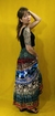 POLLERA/STRAPLESS SEDA PATCHWORK LARGA - comprar online