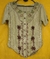BLUSA/CAMISA STONEWASH HINDÚ BORDADA