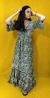 VESTIDO SEDA LARGO MANGA ANCHA (620) - Manjula Tienda Hindú y Diseño