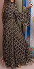 VESTIDO SEDA GOLD LARGO MANGA OXFORD (609) - Manjula Tienda Hindú y Diseño