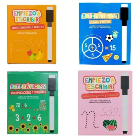 Combo 4 cartas educativas