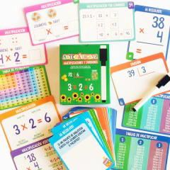 cartas educativas matemática 2 - multiplicación y división - Superjolines