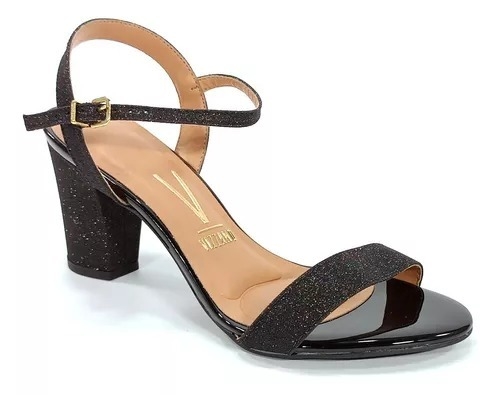 Sandalia 6262 Glitter Negro thumbnail 2